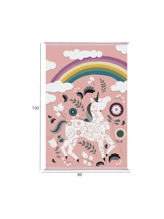 HomeMarkt Kids Rug Unicorn 80x150cm