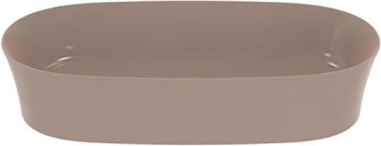 Ideal Standard Ipalyss Επικαθήμενος Νιπτήρας Πορσελάνης 60x38x12cm