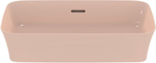 Ideal Standard Ipalyss Επικαθήμενος Νιπτήρας Κεραμικός 55x40x12cm Ideal Standard Ipalyss Επικαθήμενος Νιπτήρας Κεραμικός 55x40x12cm