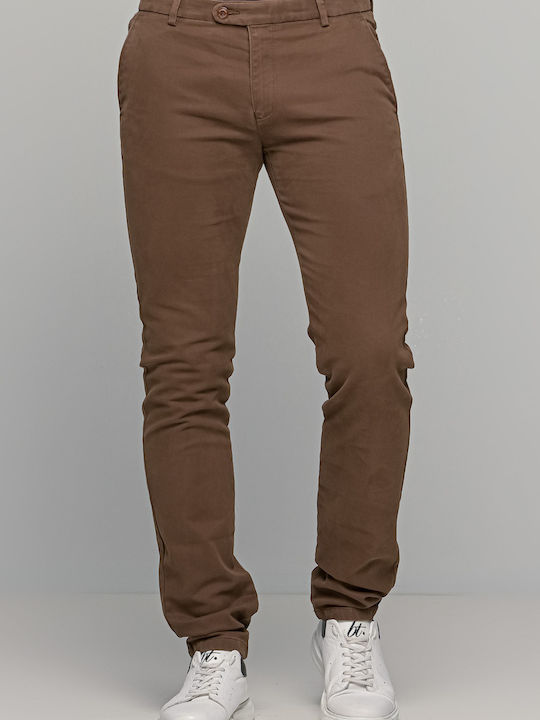 BUGATTI elastische Chino-Hose für Herren - 26344 70 Taba