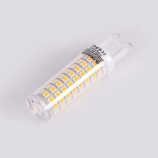 GloboStar LED крушка 6W 80mm за фасунга G9 Топло бяло 816лм