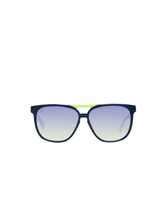 Web Men's Sunglasses with Blue Acetate Frame and Blue Gradient Lenses WE0263 90W