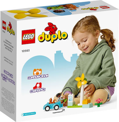 Lego Duplo Wind Turbine & Electric Car pentru 2+ ani