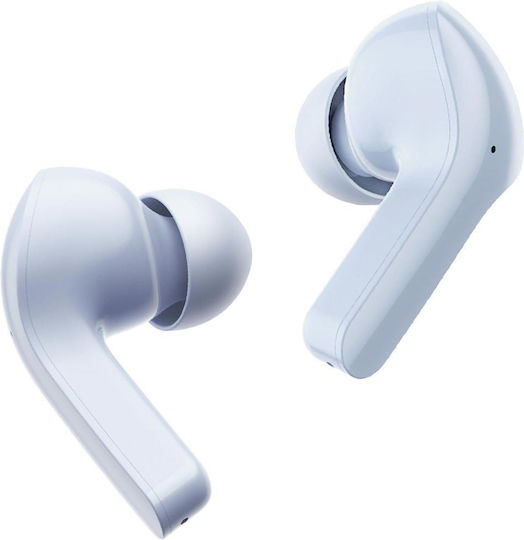 Acefast T6 In-ear Bluetooth Handsfree Ακουστικά με Αντοχή στον Ιδρώτα και Θήκη Φόρτισης Ice Blue