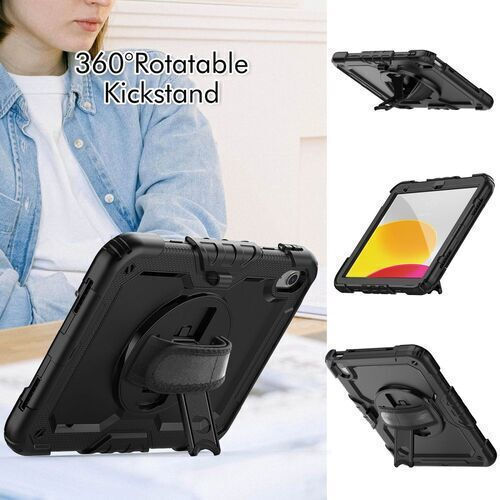 Tech-Protect Umschlag Rückseite Robust Schware (iPad 2022 10,9 Zoll)