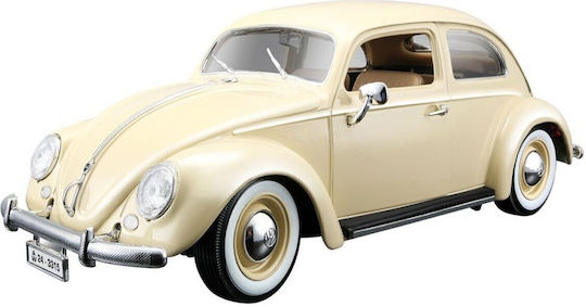 Bburago Volkswagen Car Kafer-Beetle (1955) Beige 1:18 for 3+ Years