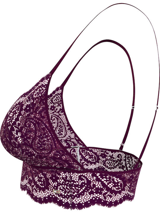 Tommy Hilfiger Bralette Σουτιέν Μωβ