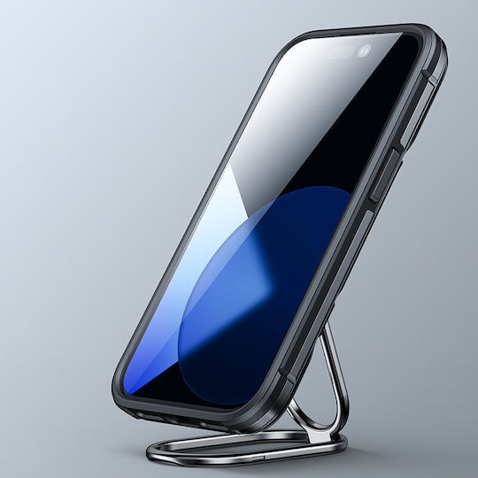 Joyroom Dual Hinge Armored Back Cover Πλαστικό / Σιλικόνης 1.5mm Μαύρο (iPhone 14 Pro)