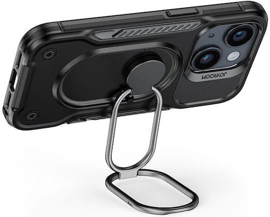 Joyroom Dual Hinge Armored Back Cover Πλαστικό / Σιλικόνης 1.5mm Μαύρο (iPhone 14)