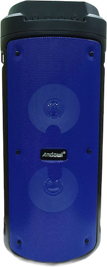 Andowl Karaoke Speaker with Wired Microphone and Lighting Effects Q-T54 Q-T54 Black