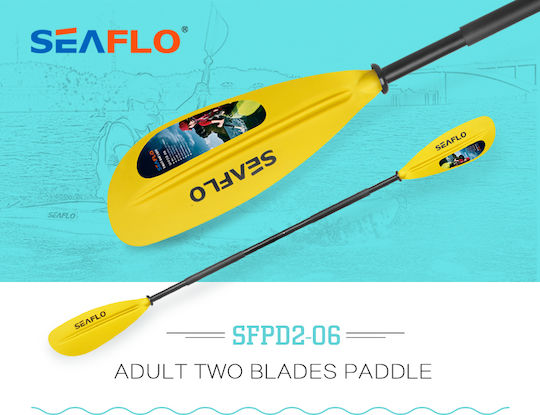 Seaflo SFPD2-06 Κουπί για Κανό & Kayak 220cm Κίτρινο