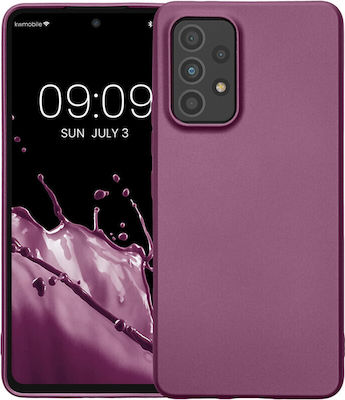 KWmobile Metallic Silicone Back Cover Lavender (Galaxy A53)