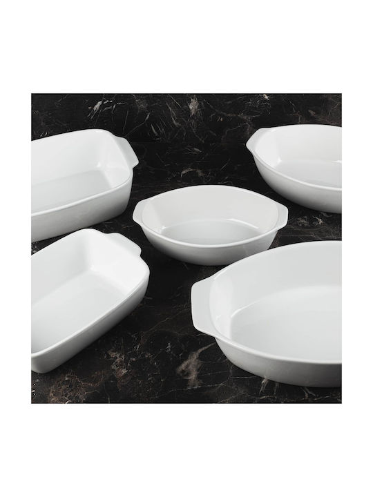 MasterPro Foodies Ορθογώνιο Πυρίμαχο Σκεύος Κεραμικό 32x21x7.5cm