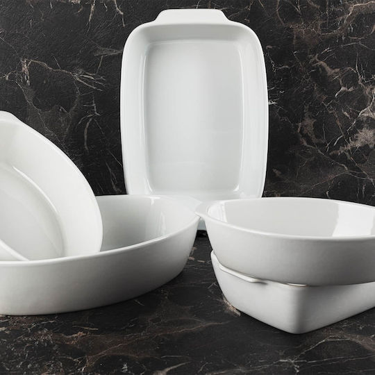 MasterPro Foodies Правоъгълена Огнеупорно Съд Керамика 32x21x7.5см 1бр