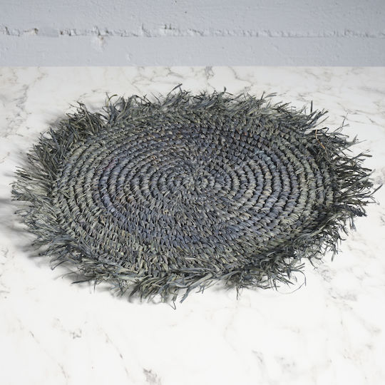 Supergreens Placemat Round Rattan Gray 40cm 1pcs Supergreens Placemat Round Rattan Gray 40cm 1pcs