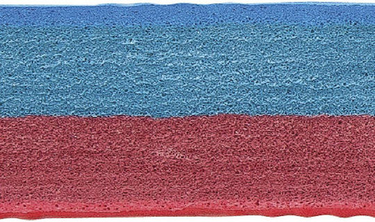 AMILA Podele Puzzle de Gimnastică Pe Două Fețe Roșu/Albastru 100x100x2.5cm 1buc