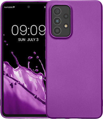 KWmobile Metallic Silicone Back Cover Violet (Galaxy A53)