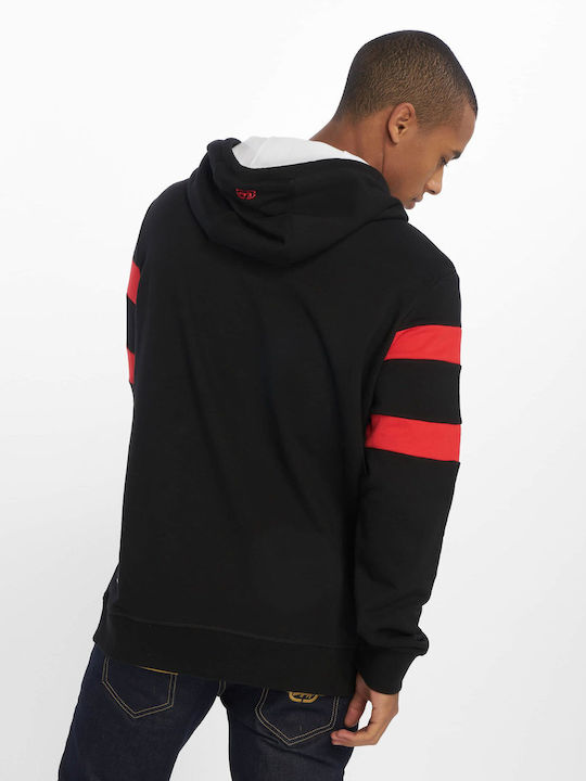 ECKO UNLTD. MEN HOODIE CLOVIS BLACK RED Ecko Unltd. black ECKOHD1045BLK