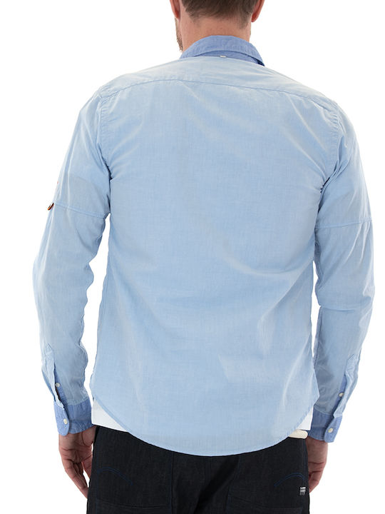 Scotch & Soda Bumbac Cămașă Albastru deschis