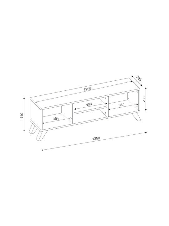 Stand TV Girona Alb L120xA29.5xÎ41cm