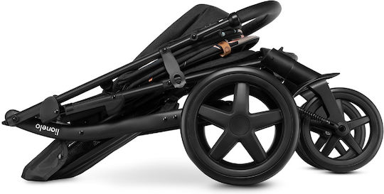 Lionelo Annet Tour Dreamin Cărucior pentru Bebeluși Potrivit pentru Nou-născut Negru 12.5kg