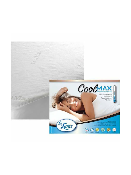 La Luna Coolmax Pillow Protector Set Waterproof White 50x70cm.