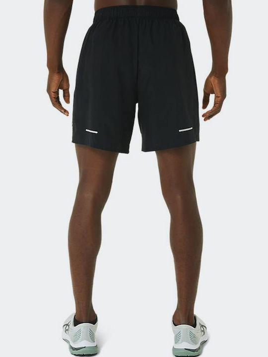 ASICS Icon Sportliche Herrenshorts Schwarz