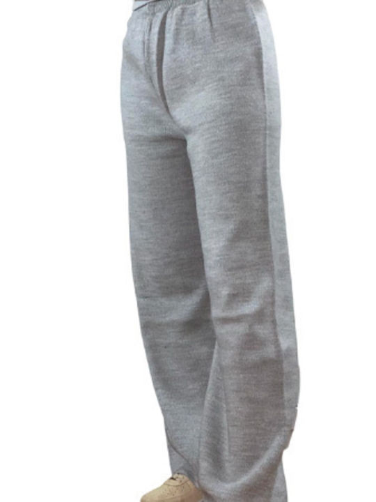 Women's knitted trousers Grey One Size