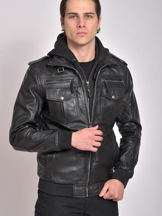 Tom-Cat Lederjacke Jacke Biker Schwarz