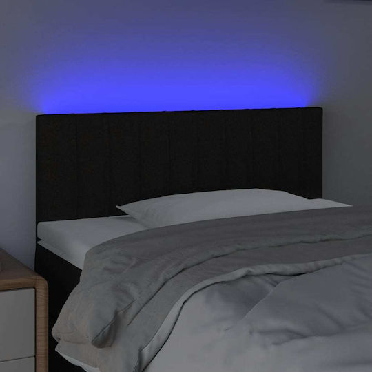vidaXL Fabric Bed Headboard Black 90x78cm