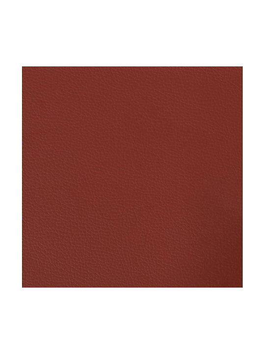 Burgundy Fabric Upholstered Bench Stool 70x35x41cm