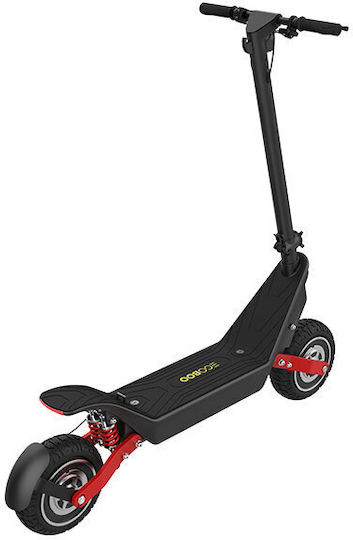 Egoboo Challenger X10 Ηλεκτρικό Πατίνι με 25km/h Max Ταχύτητα και 100km Αυτονομία σε Μαύρο Χρώμα