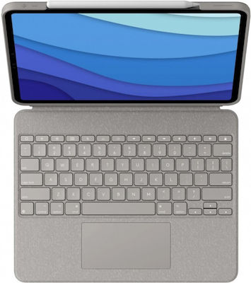 Logitech Combo Touch UK Flip Cover with Keyboard Sand (iPad Pro 2018 11" / iPad Pro 2020 11" / iPad Pro 2021 11")