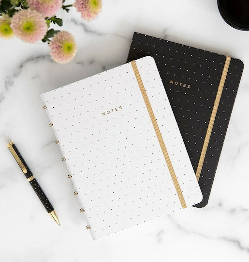 Filofax Μπλοκ Σημειώσεων A5 56 Φύλλων Ριγέ Λευκό