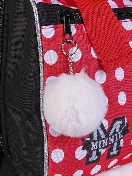 Minnie Mouse Minnie Mouse Σχολική Τσάντα Πλάτης Δημοτικού Κόκκινη