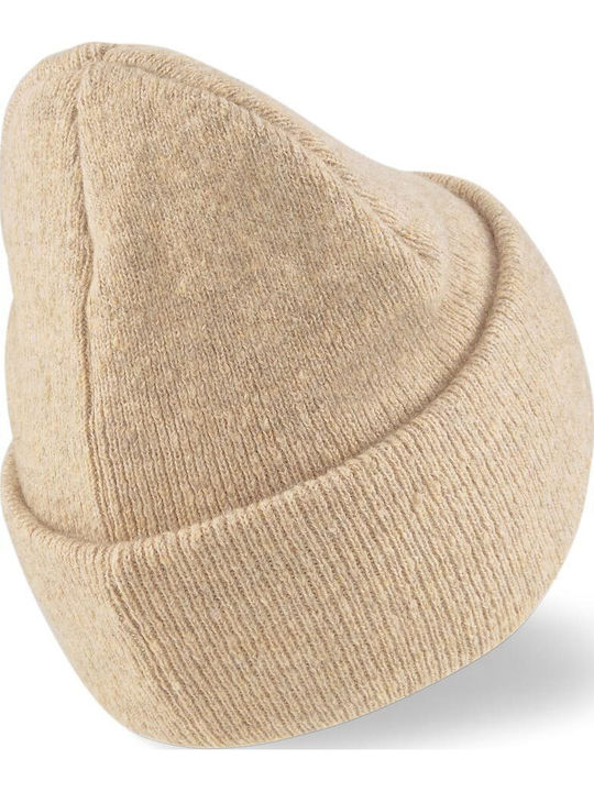 Archive Beanie Γυναικείος Σκούφος Πλεκτός σε Μπεζ χρώμα