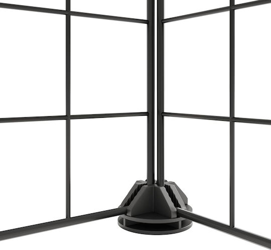 vidaXL Rodent Cage Rodent Cage with 52 Panels & Black Door 35x35x