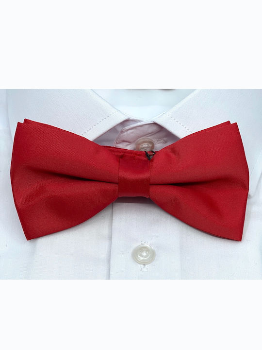 Legend Accessories Silk Bow Tie Set with Pochette Red Legend