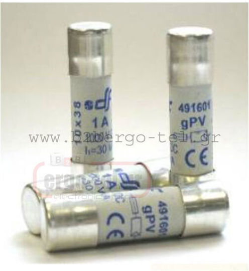 DF electric Sicherung Zylindrisch Porzellan 10x38mm 15A für Photovoltaik (055-210380015) 1Stück