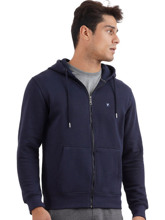Cardigan With Hood Navy