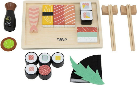 Tryco Σετ Sushi από Ξύλο για 1.5+ Ετών 23τμχ