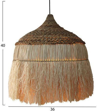HomeMarkt Κρεμαστό Φωτιστικό Μπεζ 36x46εκ.