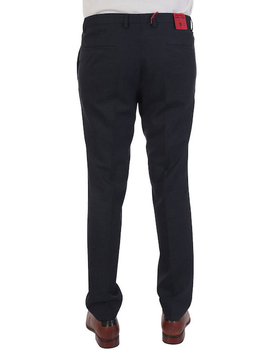 Hugo Boss Herrenhose Anzughose in Extra Slim Passform Marineblau