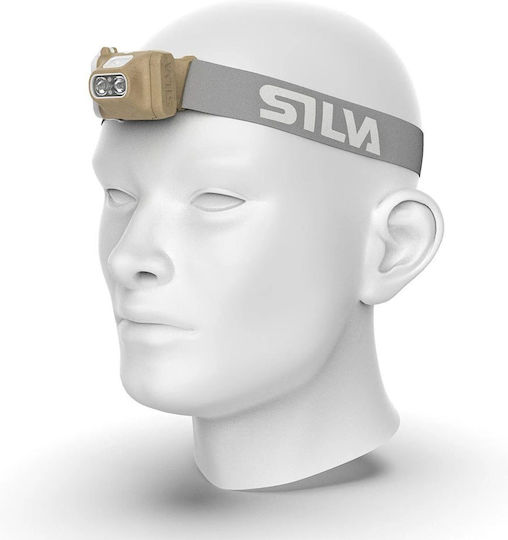 Silva Headlamp LED IPX5 with Maximum Brightness 300lm Terra Scout X Beige