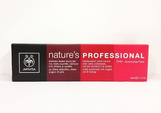 Apivita Nature's Professional Βαφή Μαλλιών Χωρίς Αμμωνία 9.1 Ξανθό Πολύ Ανοιχτό Σαντρέ 50ml