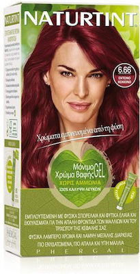 Naturtint Permanent Hair Color Set Vopsea de Păr 6,66 Roșu aprins 165ml