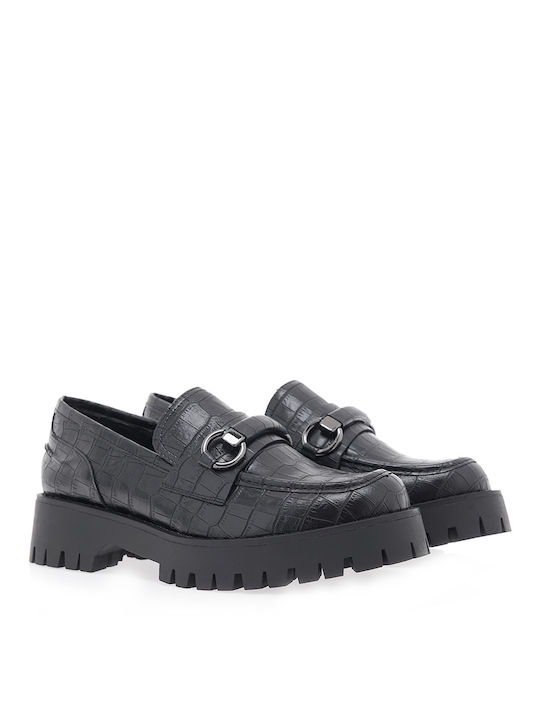 Exe Damen Loafers in Schwarz Farbe