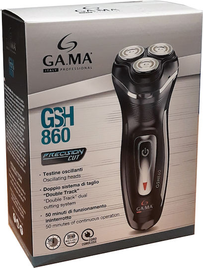 GA.MA GSH860 Rotativ Aparat de Ras Electric Față Reîncărcabil