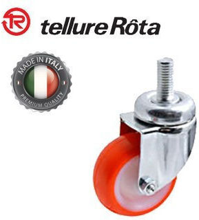 Tellure Rota 36-COD Ρόδα Περιστρεφόμενη Πολυουρεθάνης 50mm