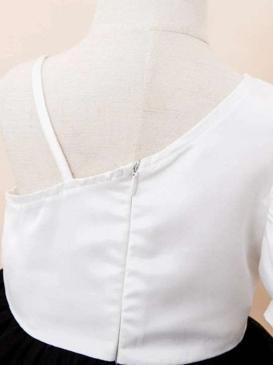 Kinderkleid Kurzärmelig Tüll Mehrfarbig